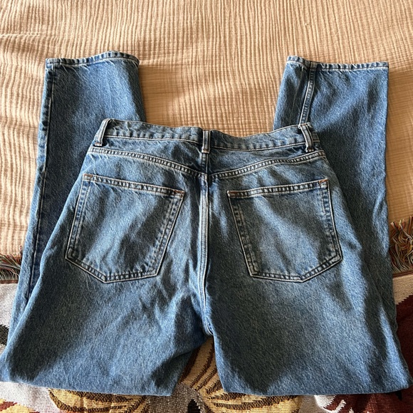 Reformation Cynthia High Rise Straight Cropped Jeans - Picture 9 of 12